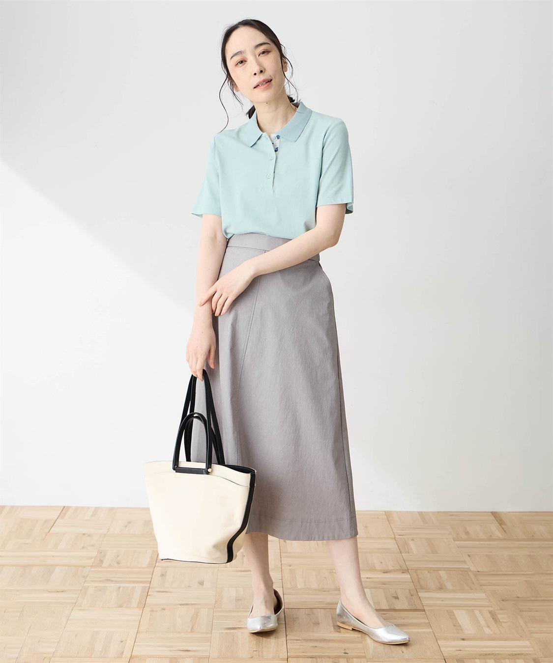DECOY 【in Bloomコラボ】ひやさらポロシャツ【冷感】【UVカット】【ひやさら・UVカット・オーガニックコットン】_sub_7