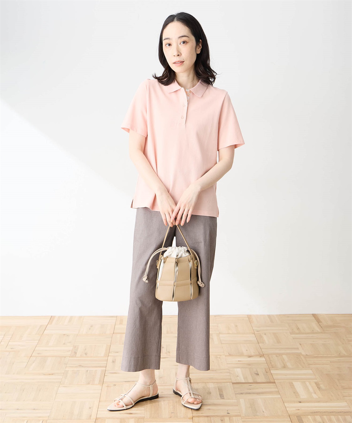DECOY 【in Bloomコラボ】ひやさらポロシャツ【冷感】【UVカット】【ひやさら・UVカット・オーガニックコットン】_sub_9