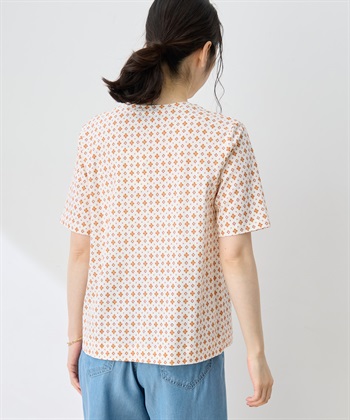 DECOY 【ひやさらコットン】総柄プリントTシャツ【綿100％・接触冷感・UVカット】_subthumb_2