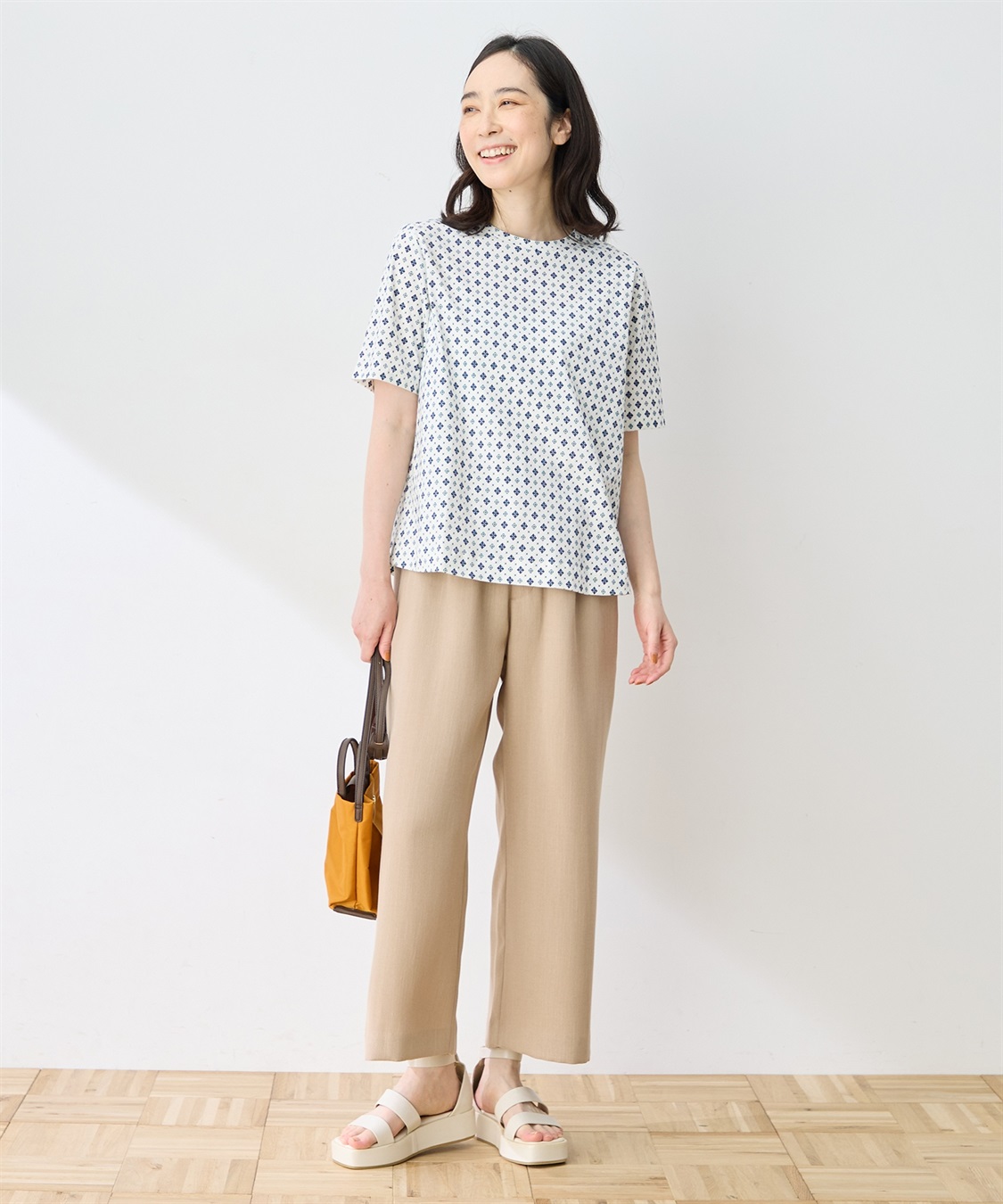 DECOY 【ひやさらコットン】総柄プリントTシャツ【綿100％・接触冷感・UVカット】_sub_6