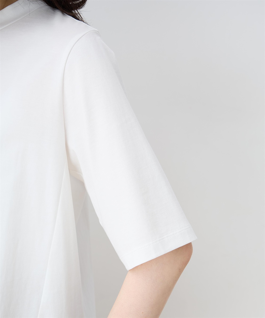 DECOY 【ひやさらコットン】モックネックベジタブルプリント5分袖Tシャツ【綿100％・接触冷感・UVカット】_sub_16