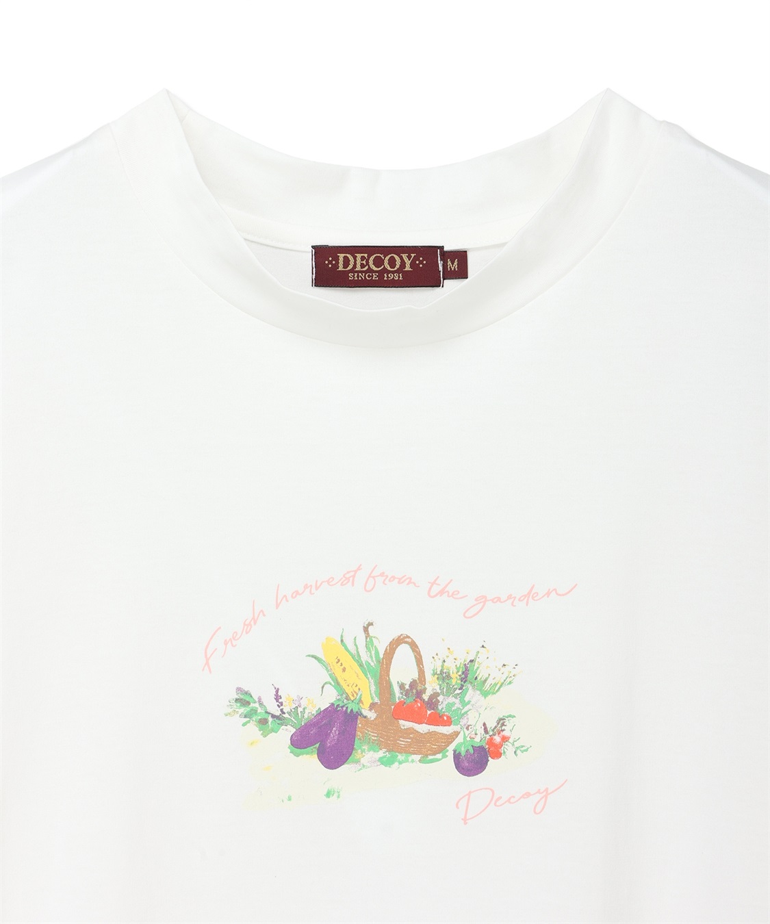 DECOY 【ひやさらコットン】モックネックベジタブルプリント5分袖Tシャツ【綿100％・接触冷感・UVカット】_sub_21