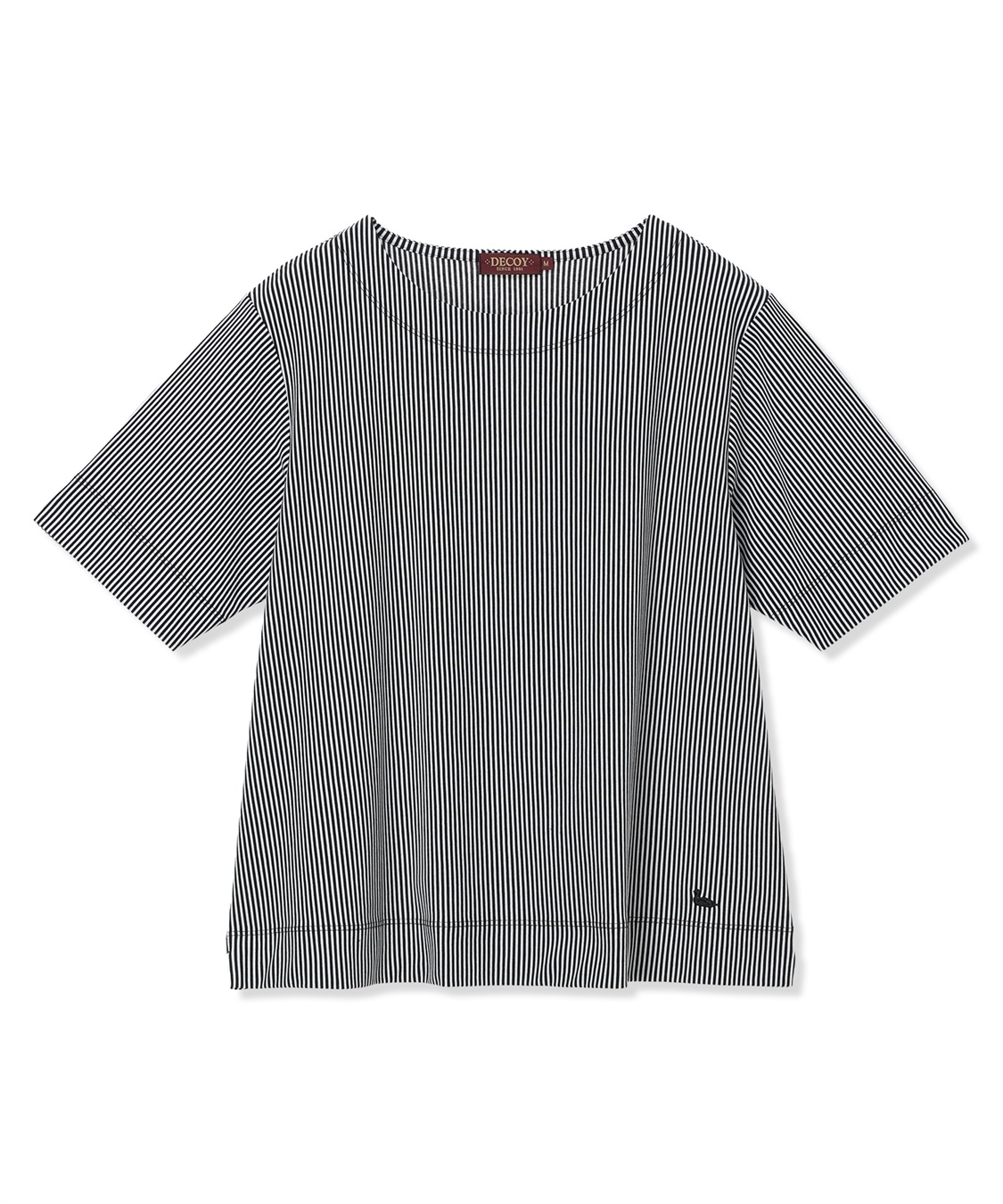 DECOY トリコットストライプ5分袖Tシャツ【接触冷感・UVカット】_sub_16