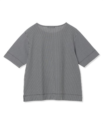 DECOY トリコットストライプ5分袖Tシャツ【接触冷感・UVカット】_subthumb_17