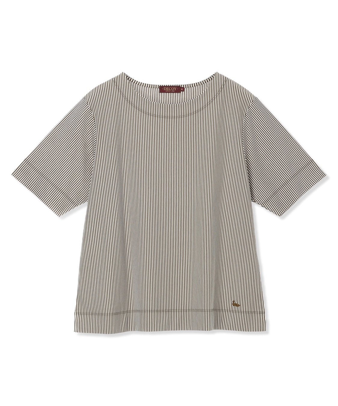 DECOY トリコットストライプ5分袖Tシャツ【接触冷感・UVカット】_sub_24