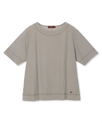 DECOY トリコットストライプ5分袖Tシャツ【接触冷感・UVカット】_subthumb_24