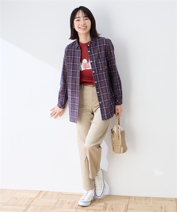 DECOY 【chiyoさんコラボ】ロンドンマーチロゴプリント7分袖Tシャツ【オーガニックコットンブレンド】_subthumb_12