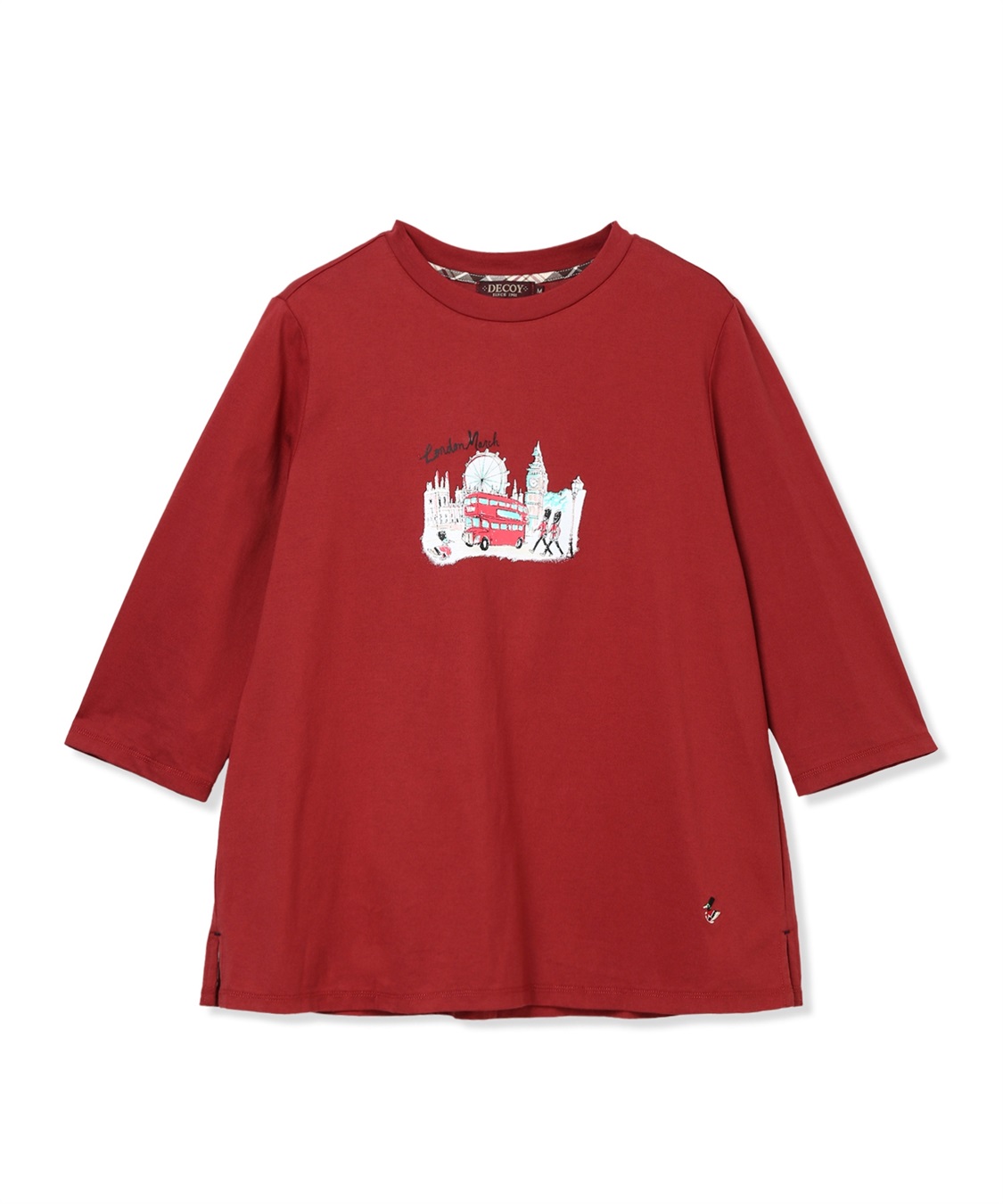 DECOY 【chiyoさんコラボ】ロンドンマーチロゴプリント7分袖Tシャツ【オーガニックコットンブレンド】_sub_18