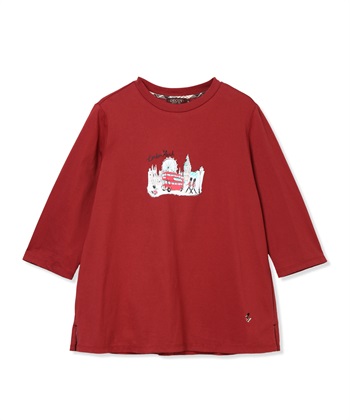 DECOY 【chiyoさんコラボ】ロンドンマーチロゴプリント7分袖Tシャツ【オーガニックコットンブレンド】_subthumb_18