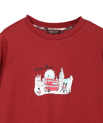 DECOY 【chiyoさんコラボ】ロンドンマーチロゴプリント7分袖Tシャツ【オーガニックコットンブレンド】_subthumb_20