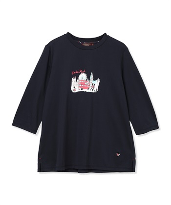 DECOY 【chiyoさんコラボ】ロンドンマーチロゴプリント7分袖Tシャツ【オーガニックコットンブレンド】_subthumb_26