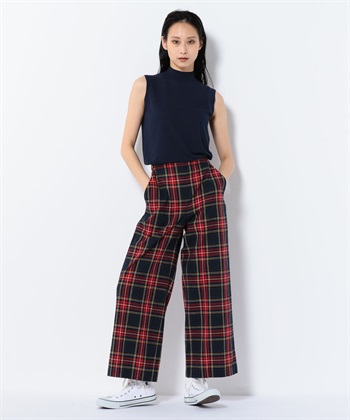 モックネックノースリーブニットトップス 49AV JUNKO SHIMADA