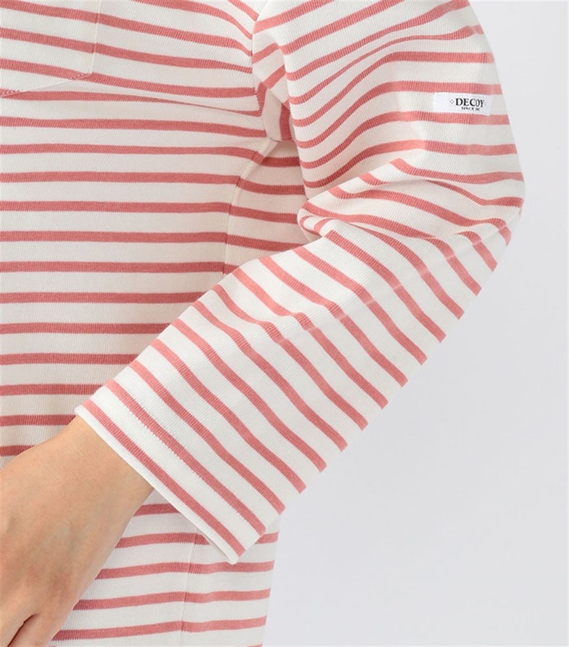 DECOY オーガニックコットンボーダープルオーバー_sub_3