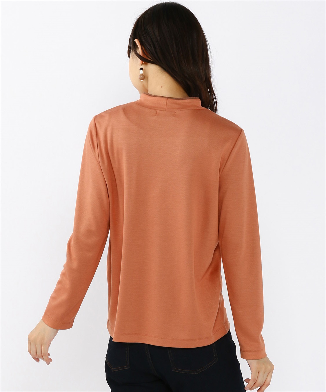 DECOY モダールポンチ襟はみだしハイネック_sub_2