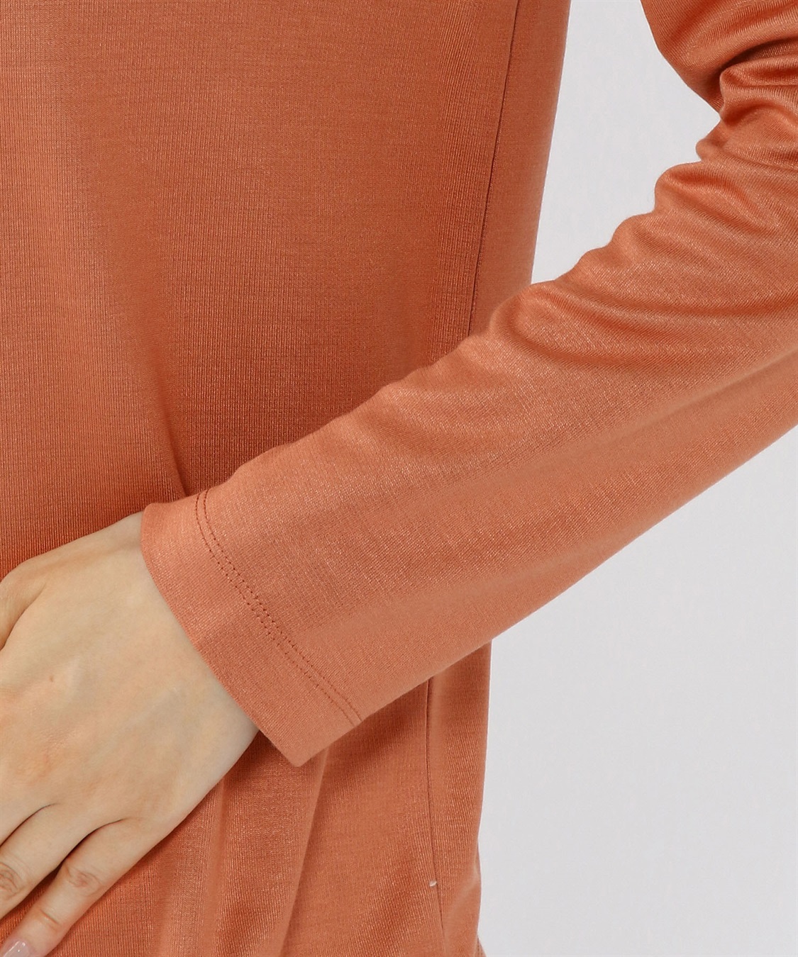 DECOY モダールポンチ襟はみだしハイネック_sub_4