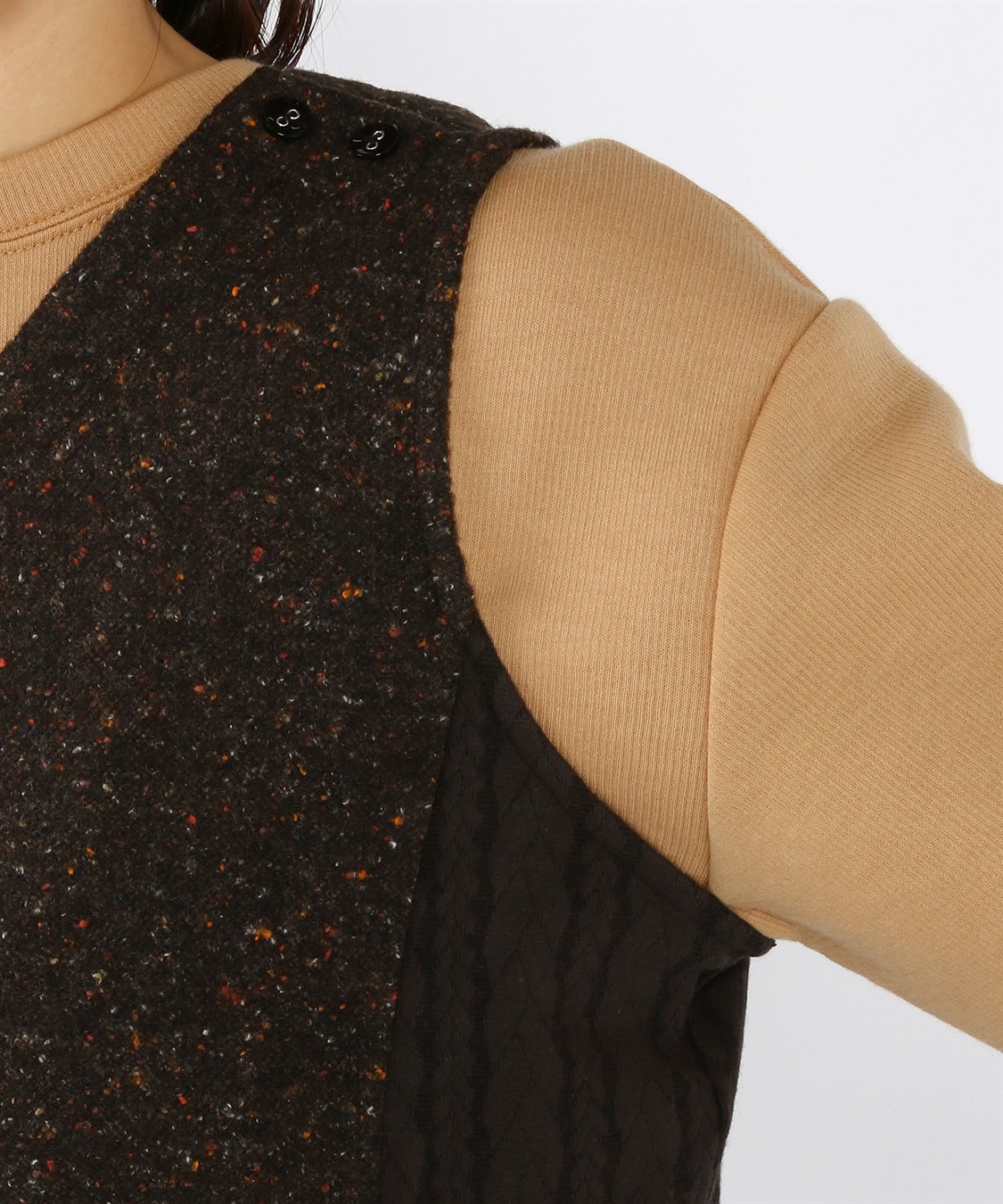 DECOY ツイードジャンパードレス_sub_4