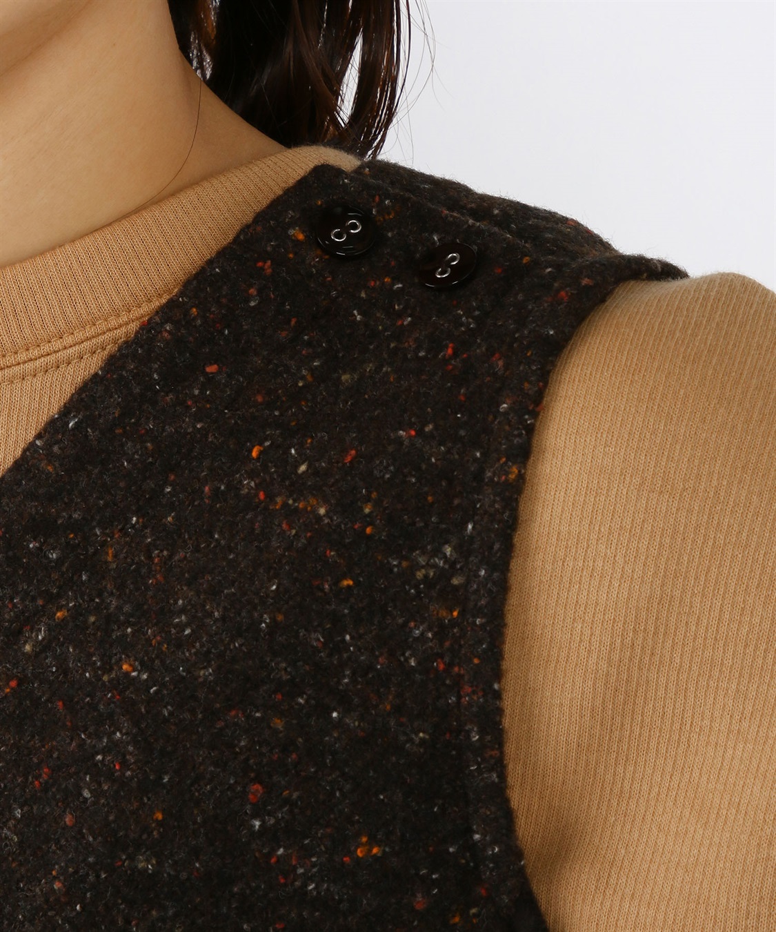 DECOY ツイードジャンパードレス_sub_5