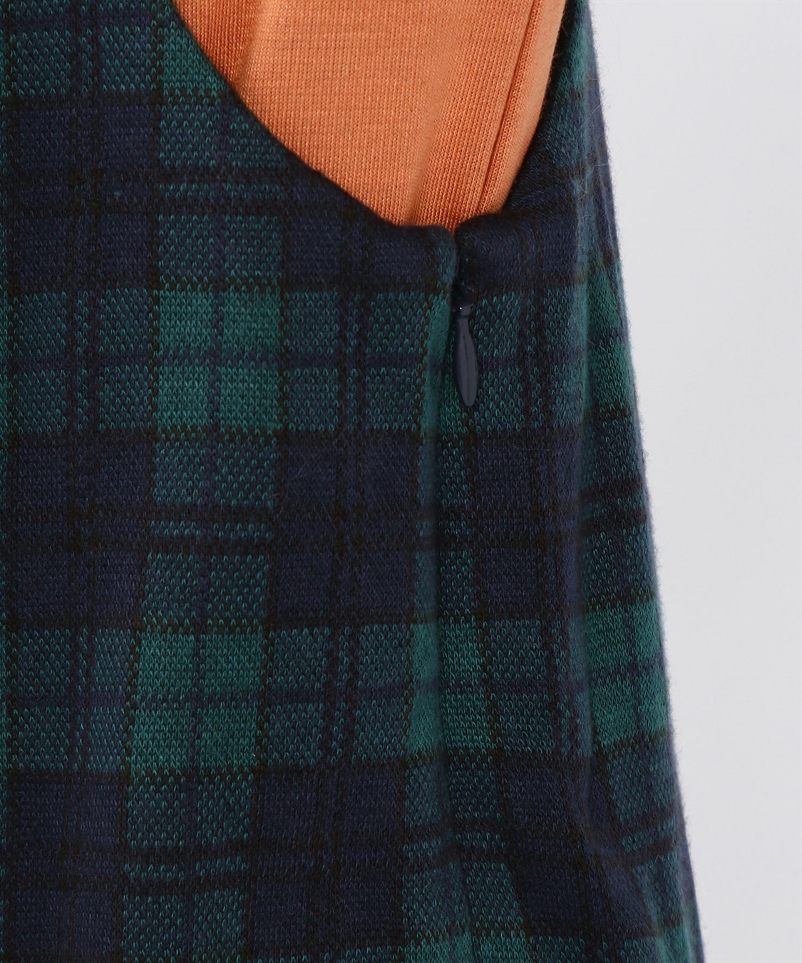 DECOY チェックジャガードジャンパードレス_sub_6