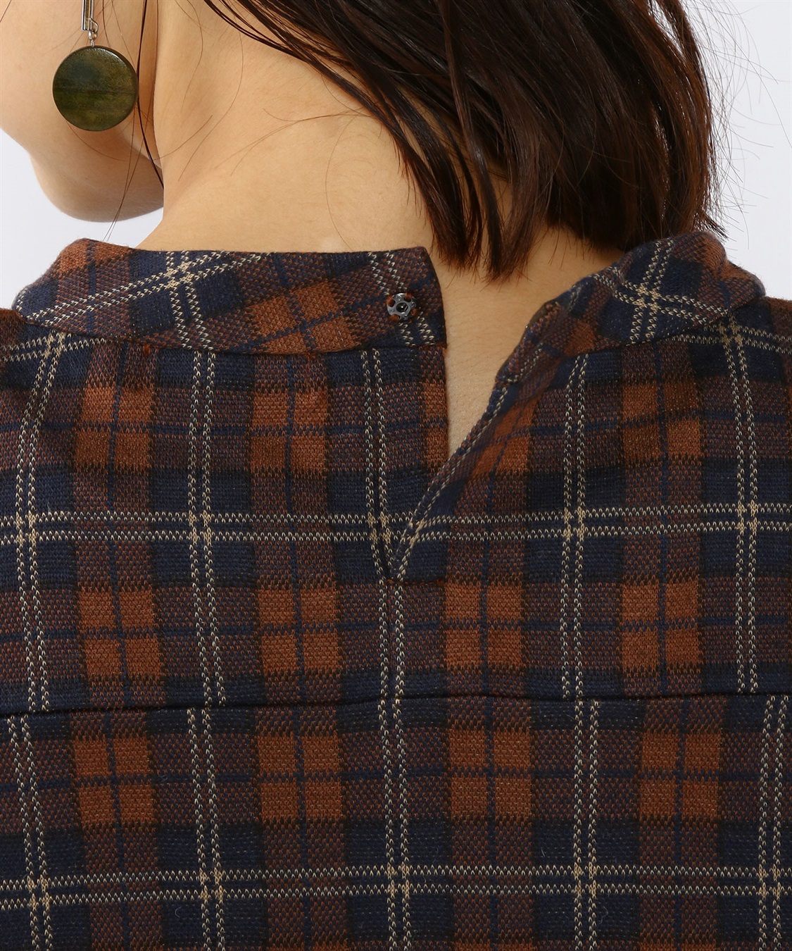 DECOY ジャガードチェックジャンパースカート_sub_3