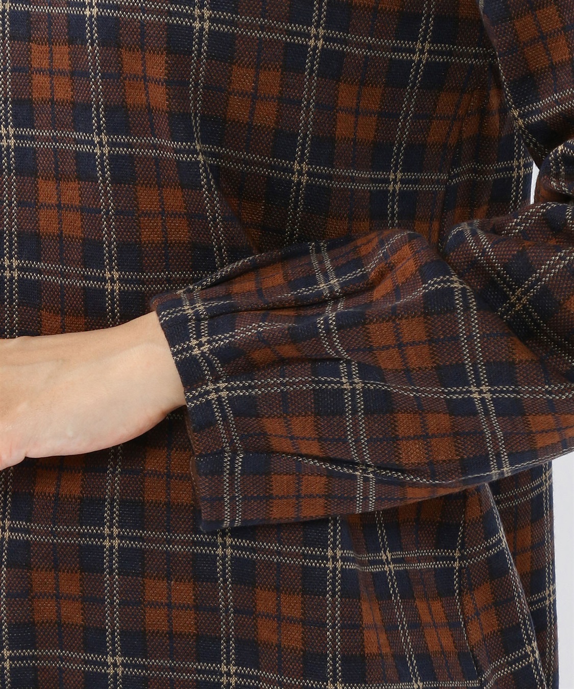 DECOY ジャガードチェックジャンパースカート_sub_5