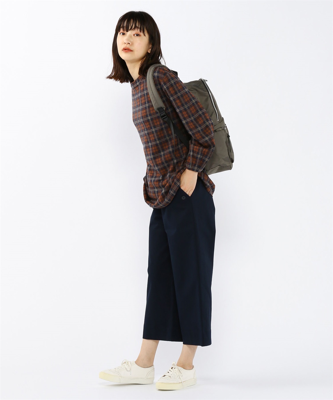 DECOY ジャガードチェックジャンパースカート_sub_9