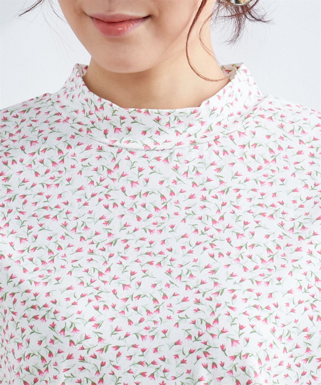 DECOY オーガニックコットンハイネックプリントプルオーバー_sub_4