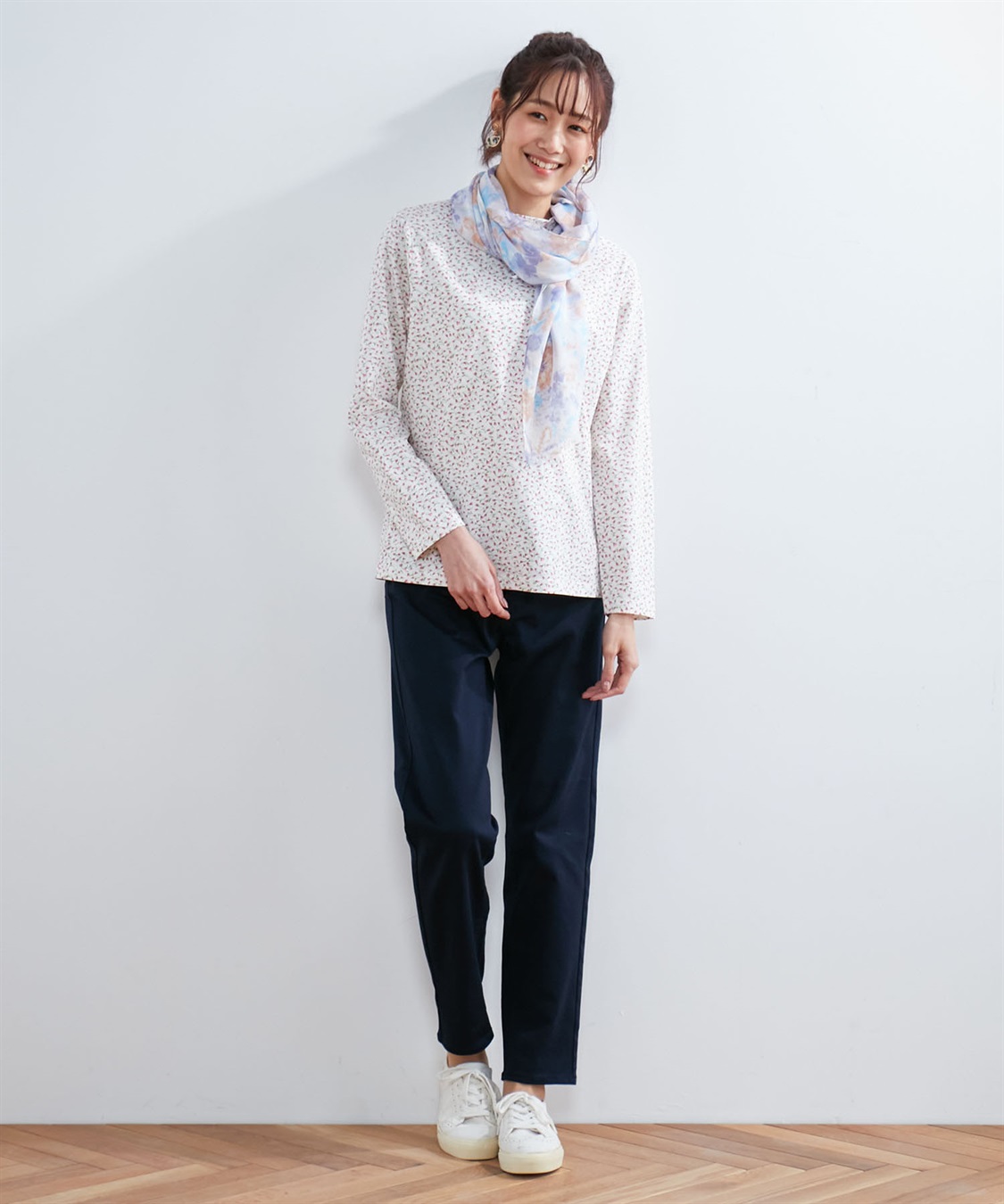 DECOY オーガニックコットンハイネックプリントプルオーバー_sub_8