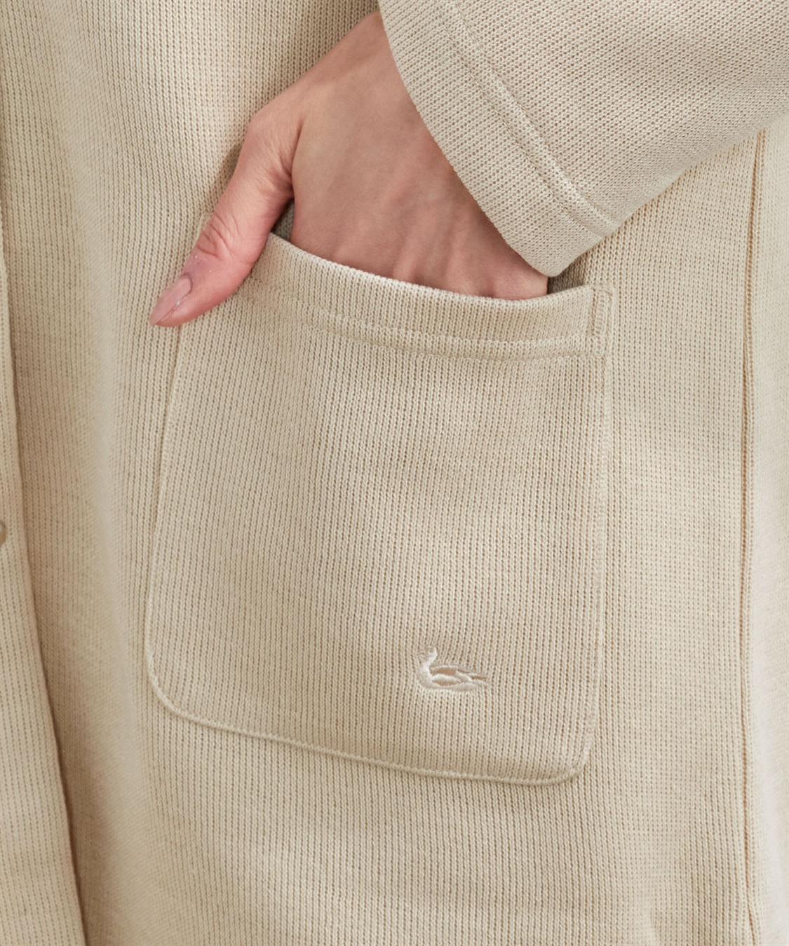 DECOY Wフェイスクルーネックカーディガン_sub_7