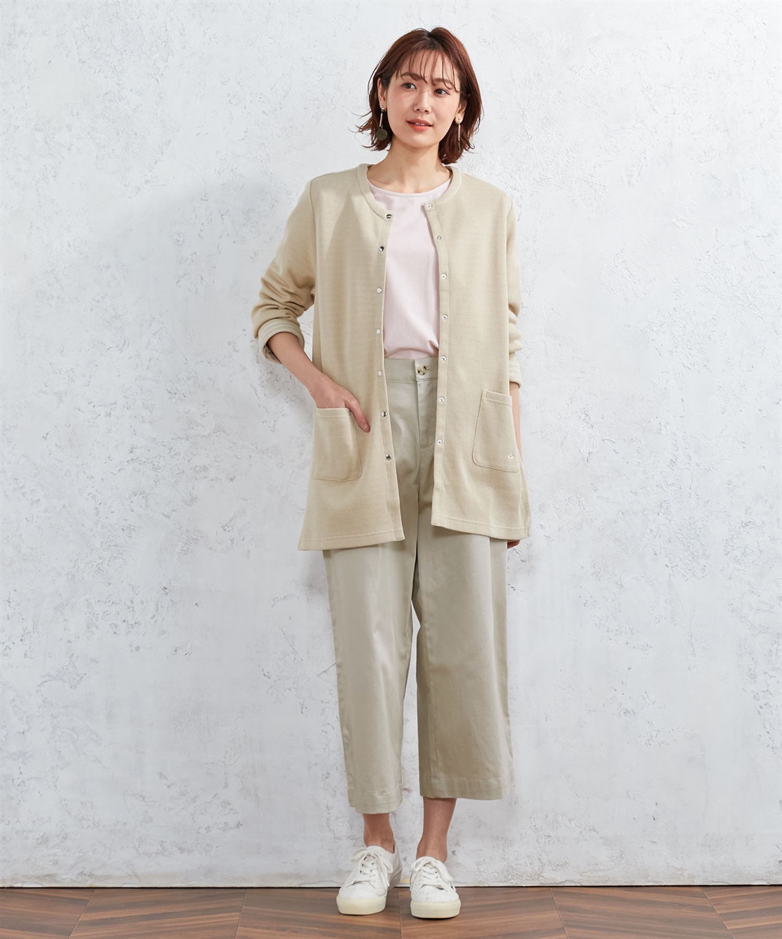 DECOY Wフェイスクルーネックカーディガン_sub_12