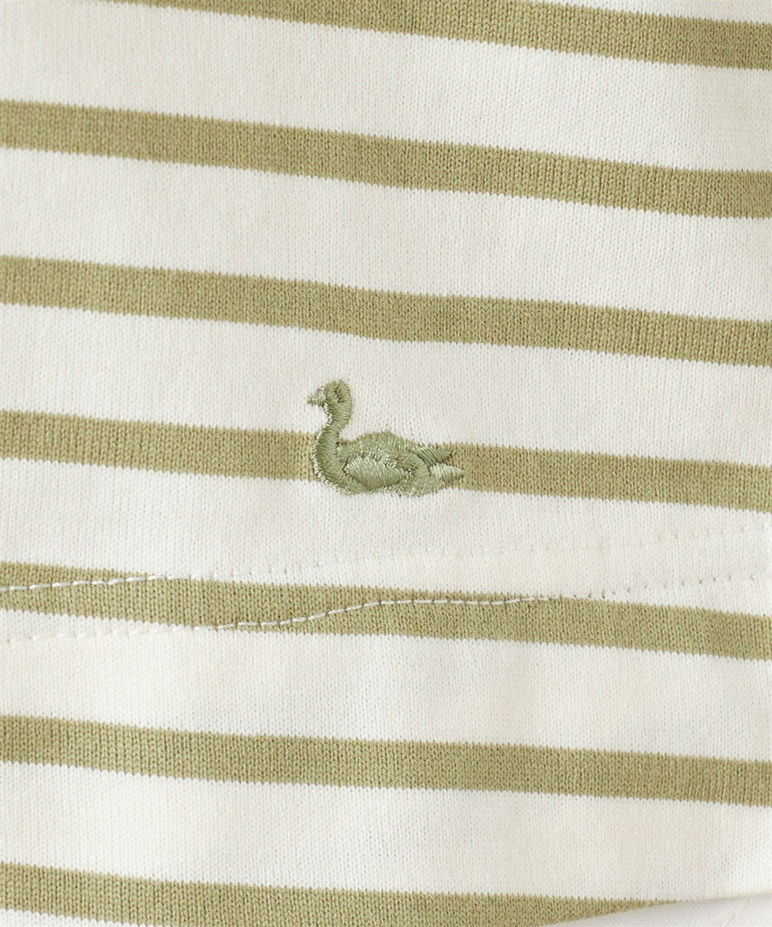 DECOY オーガニックコットンフェイクレイヤードボーダーチュニック_sub_7