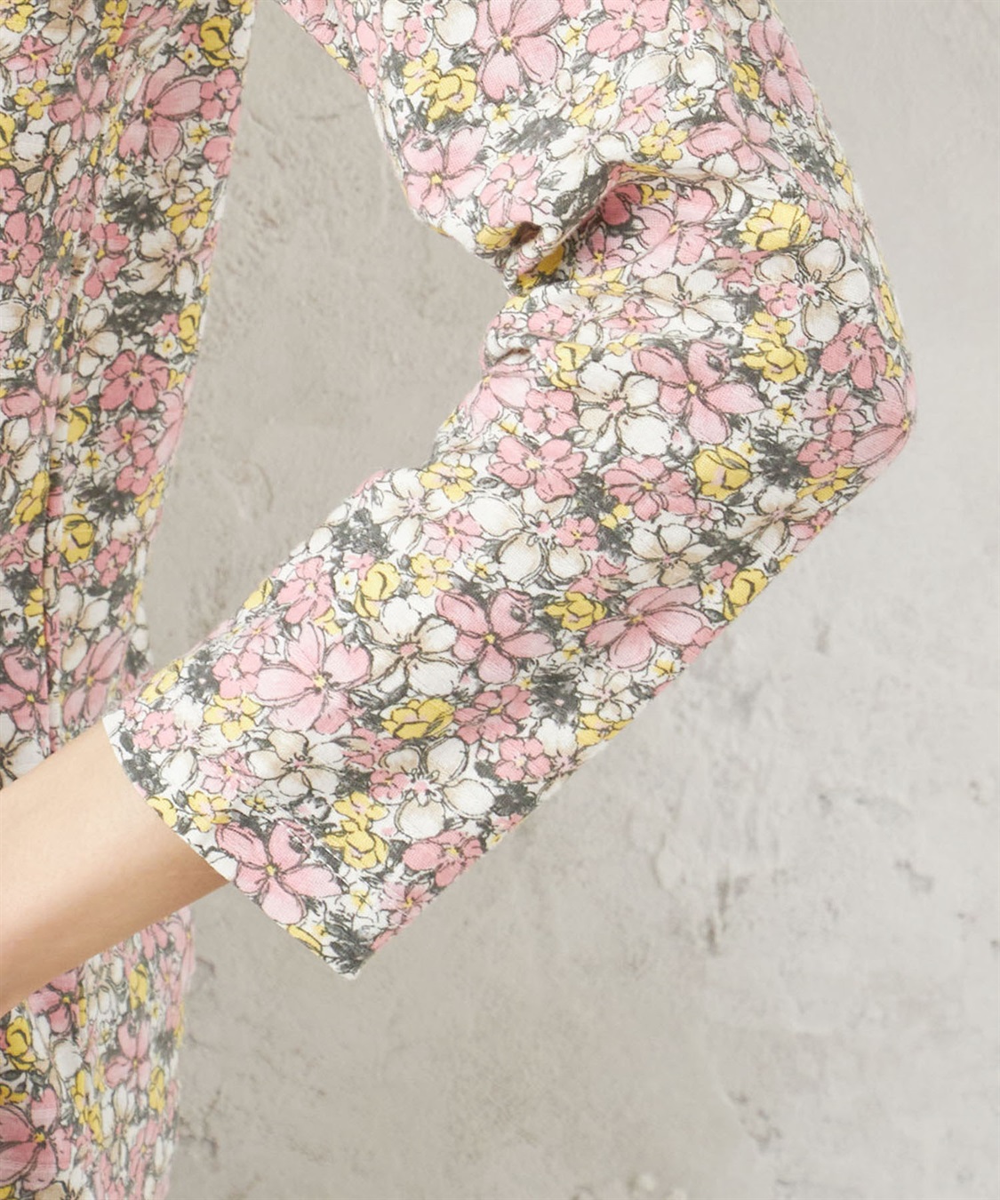 DECOY オーガニックコットン花柄プリントプルオーバー_sub_4