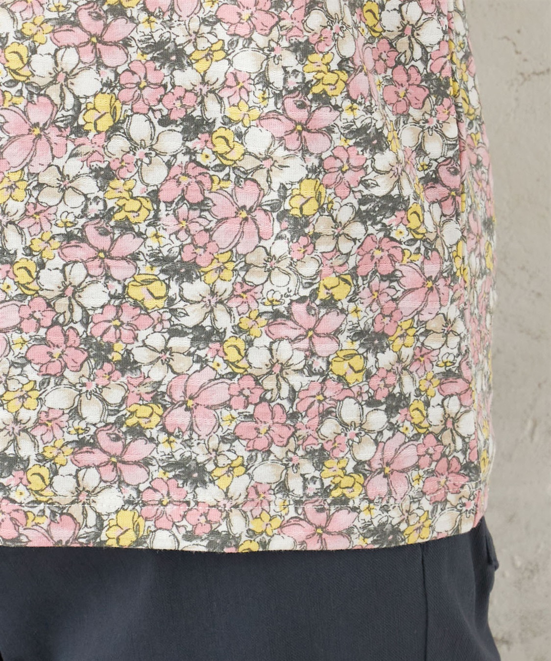 DECOY オーガニックコットン花柄プリントプルオーバー_sub_5