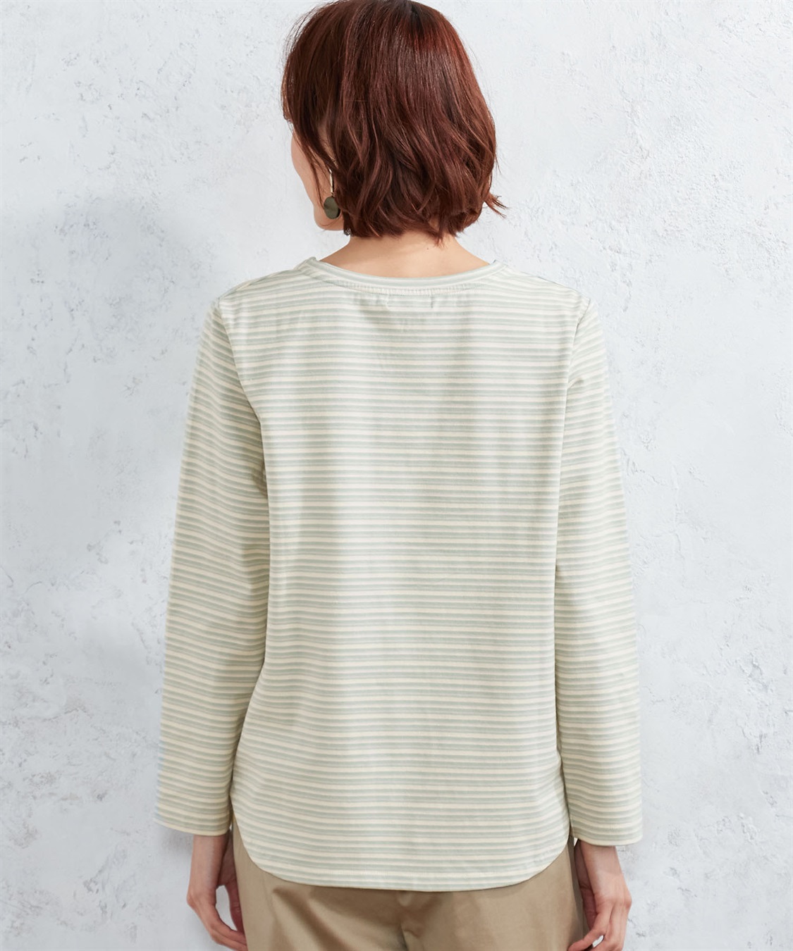 DECOY マルチボーダーベーシックカットソー_sub_2