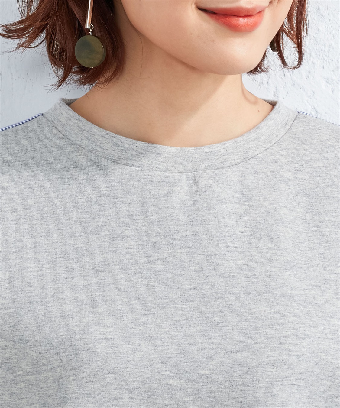 DECOY ストライプドッキングプルオーバー_sub_4