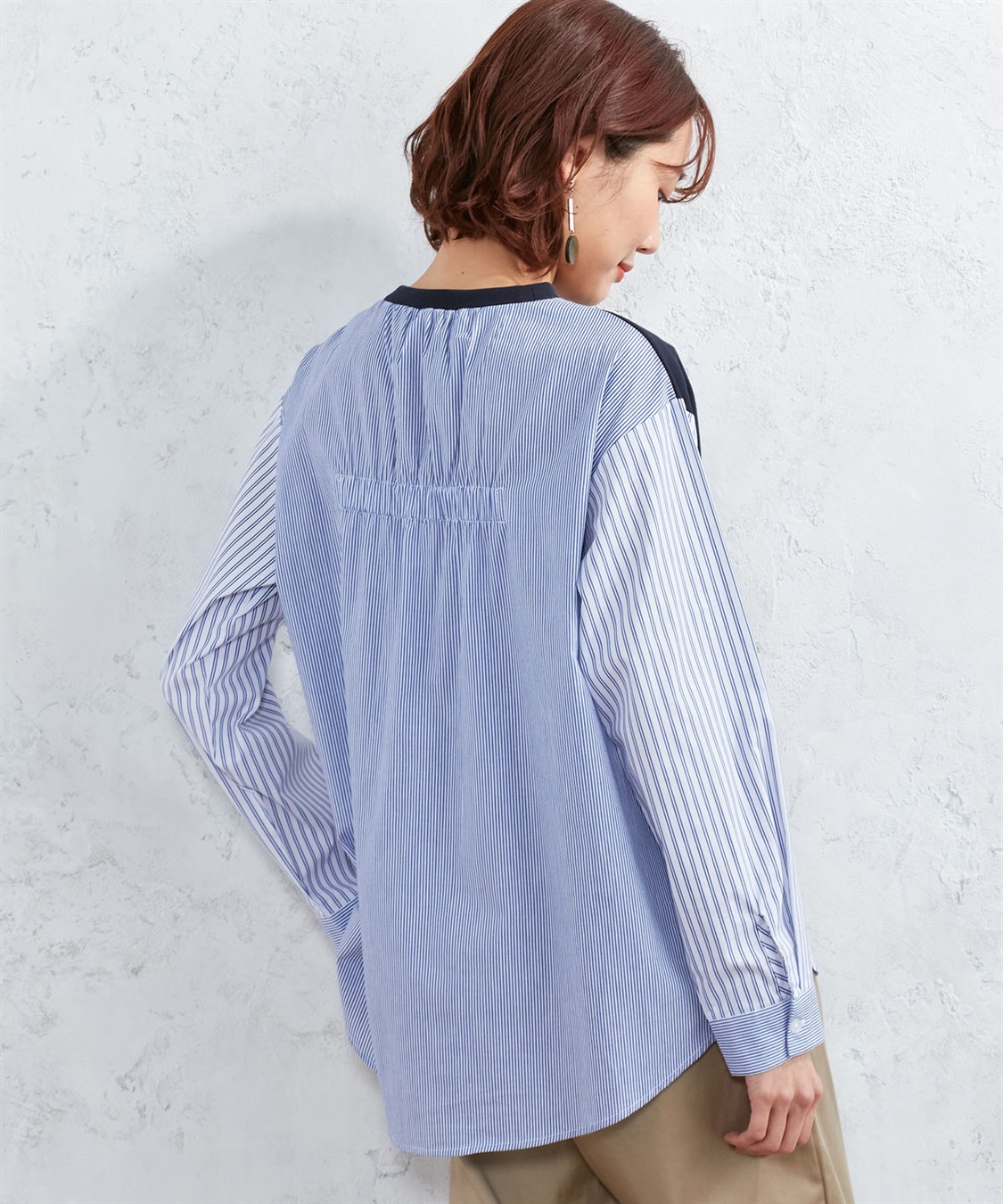 ニットドッキングスウェットプルオーバー - LASUD - LASUD｜YAMADAYA STORE