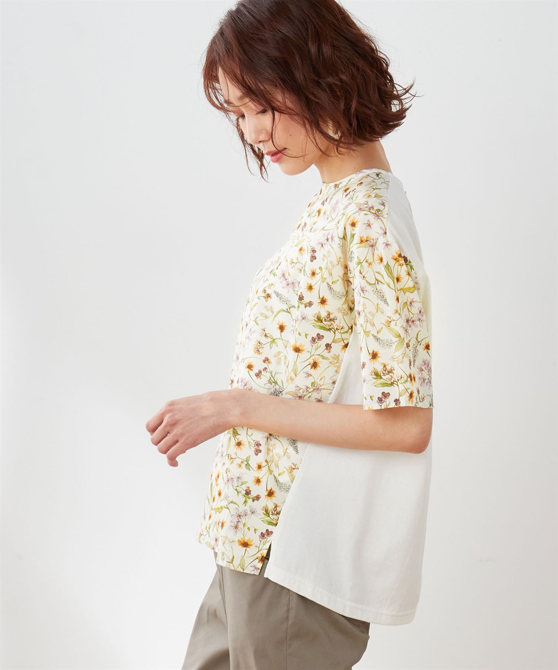 DECOY 【オーガニックコットン】リバティプリントプルオーバー_sub_2