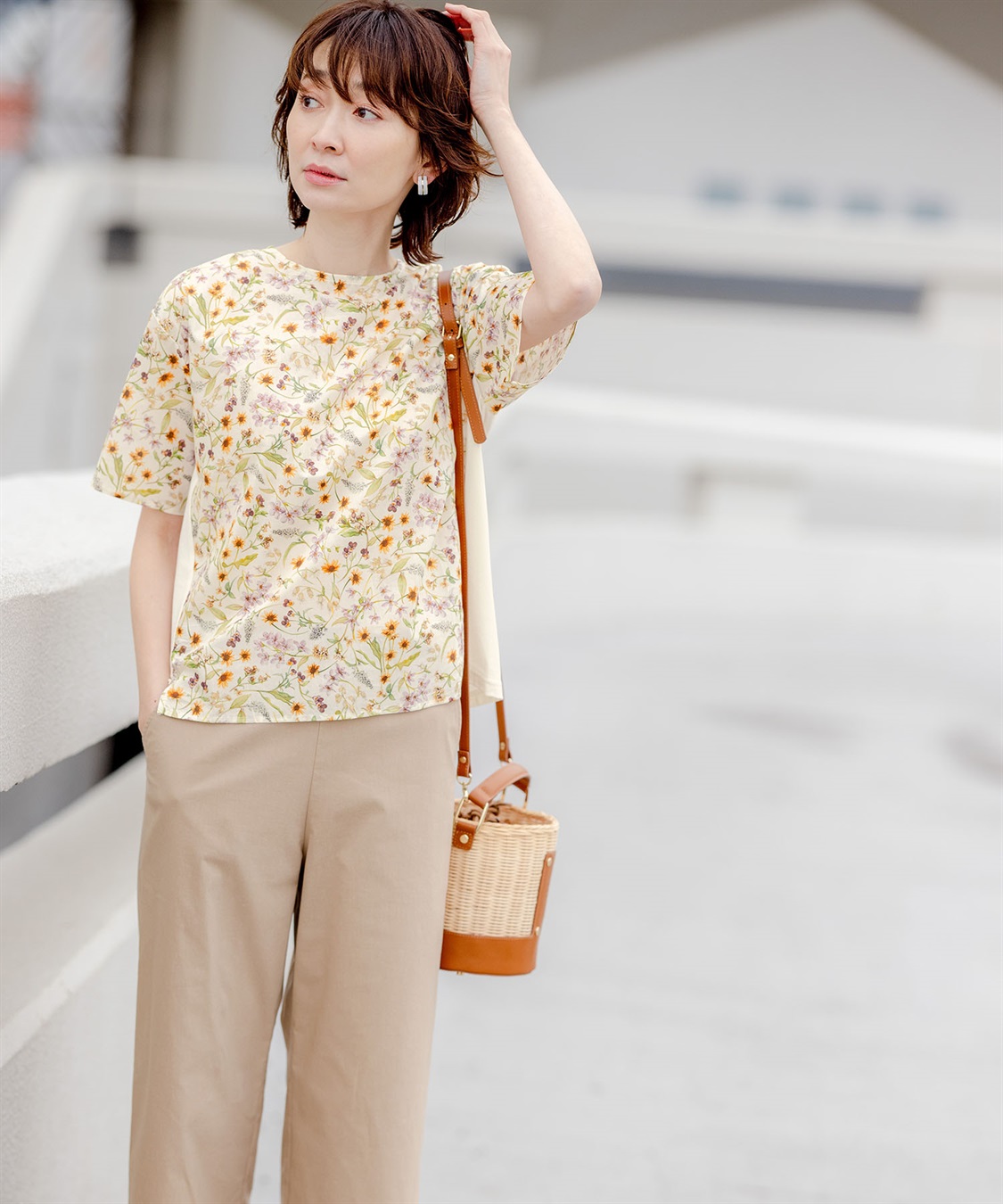 DECOY 【オーガニックコットン】リバティプリントプルオーバー_sub_12