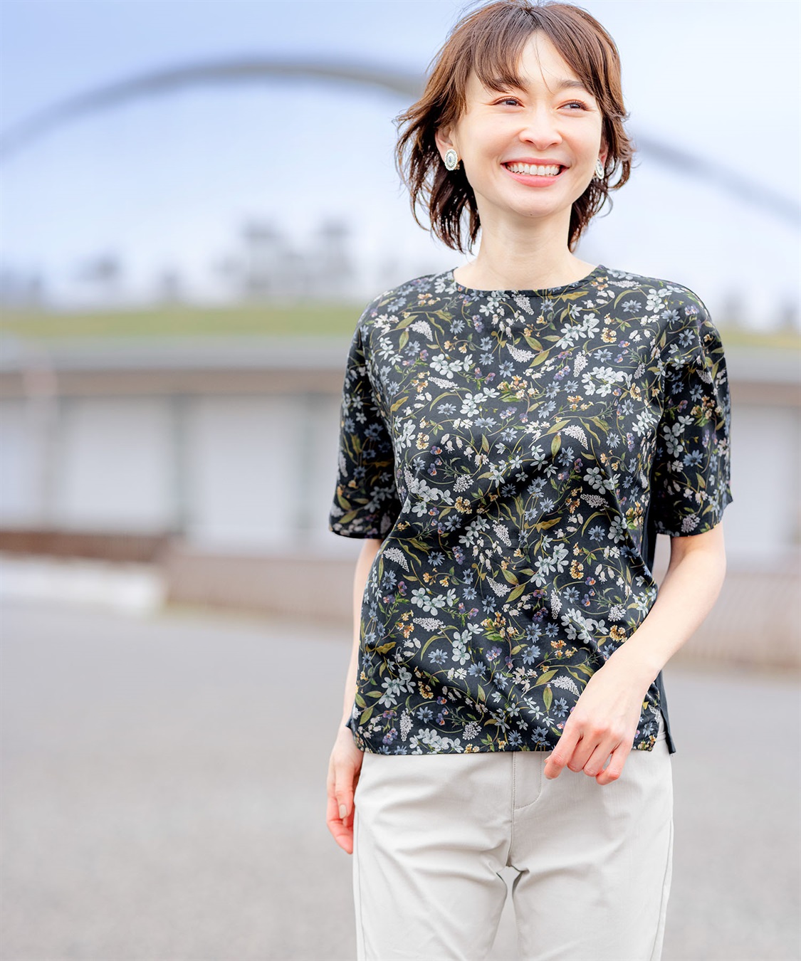 DECOY 【オーガニックコットン】リバティプリントプルオーバー_sub_14