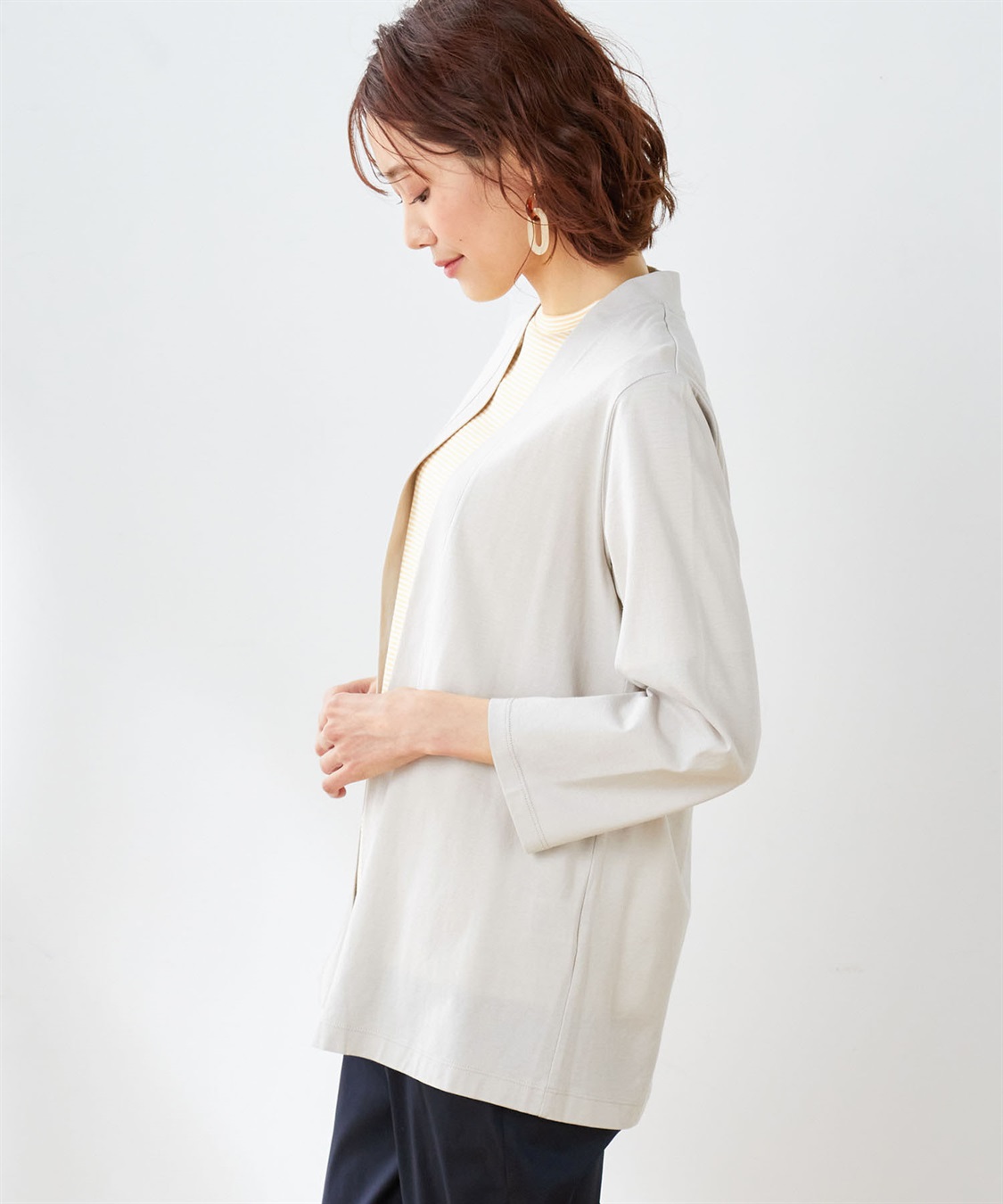 接触冷感・UVカット】プライムクールカーディガン DECOY｜クロスプラス