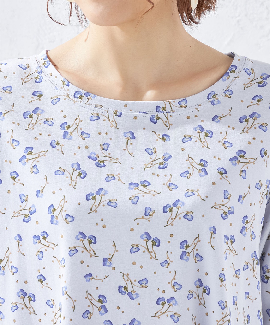 DECOY 【接触冷感】コラボフラワープリントチュニック_sub_3