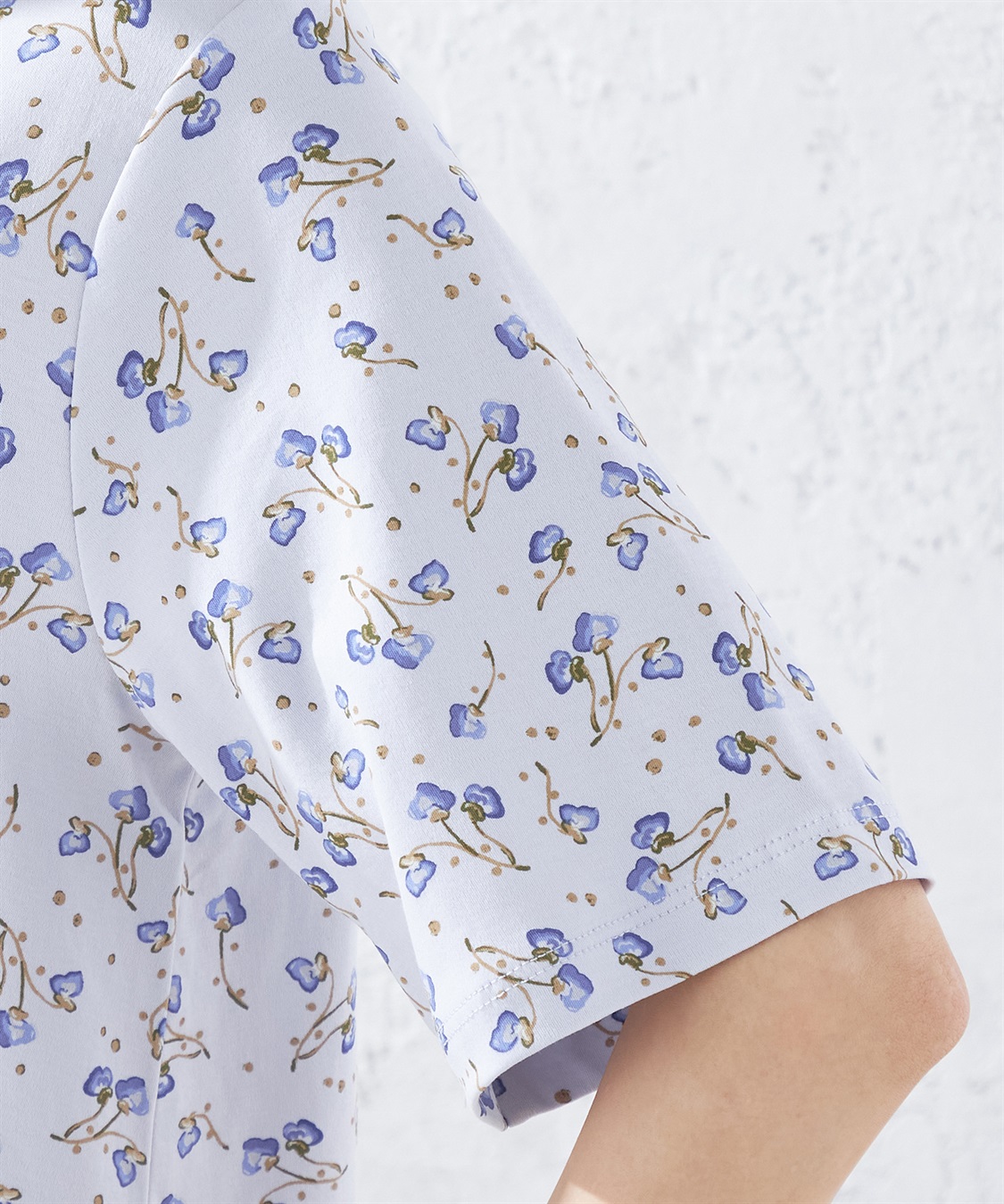 DECOY 【接触冷感】コラボフラワープリントチュニック_sub_4