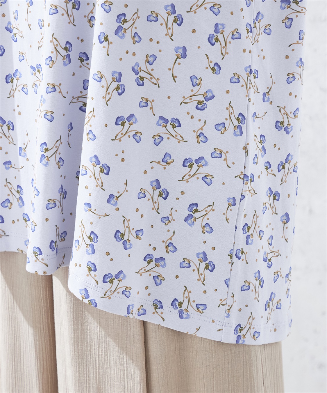 DECOY 【接触冷感】コラボフラワープリントチュニック_sub_5