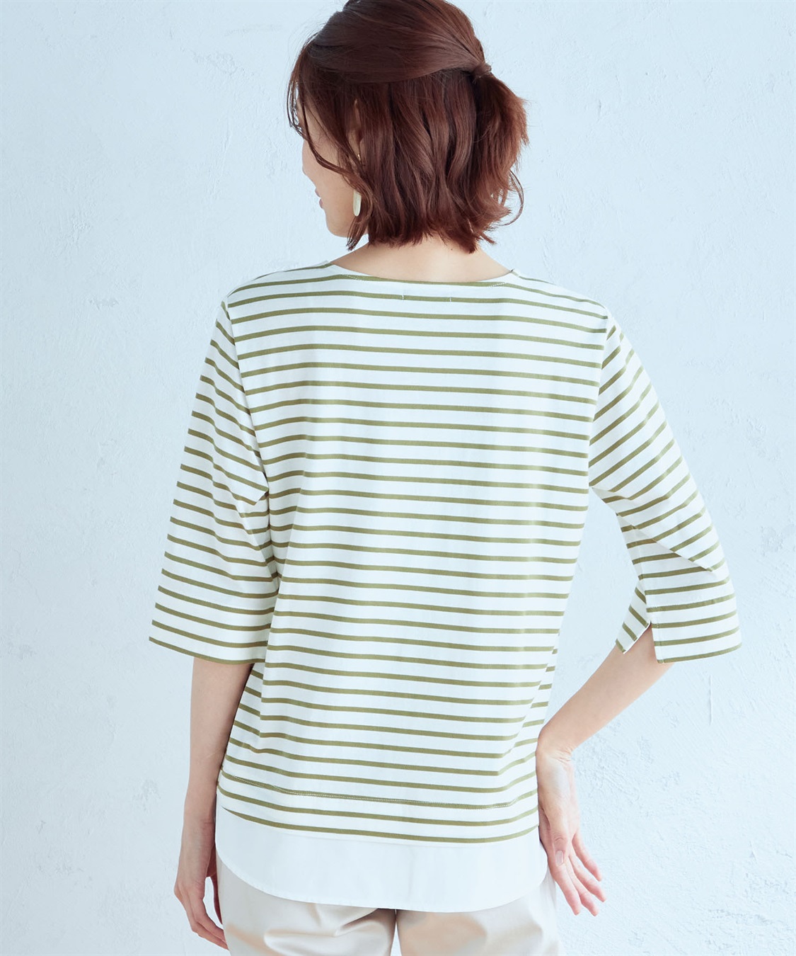 DECOY レイヤード風ボーダープルオーバー_sub_2