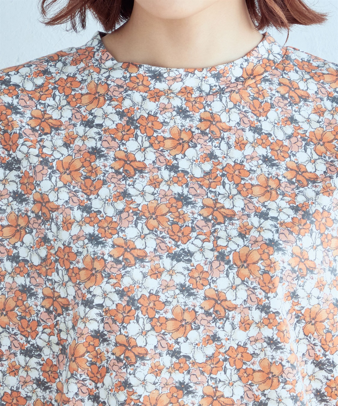 DECOY 【接触冷感】花柄プリントプルオーバー_sub_3