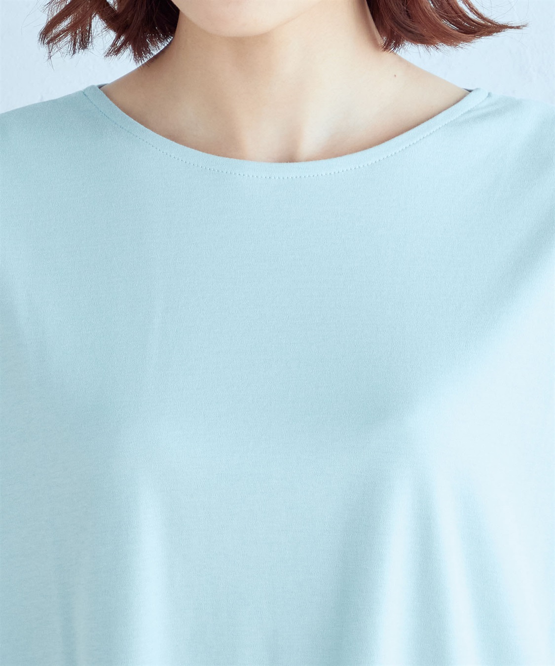 DECOY 【接触冷感】ストライプ切り替えプルオーバー_sub_4