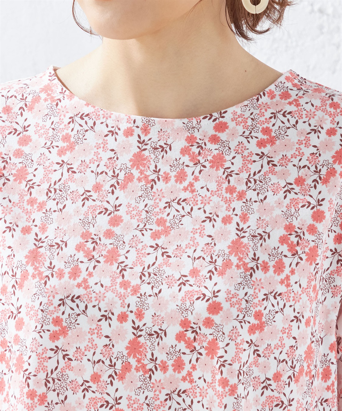 DECOY 【接触冷感】フラワープリントチュニック_sub_3
