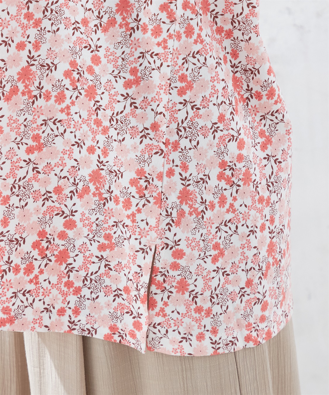 DECOY 【接触冷感】フラワープリントチュニック_sub_5