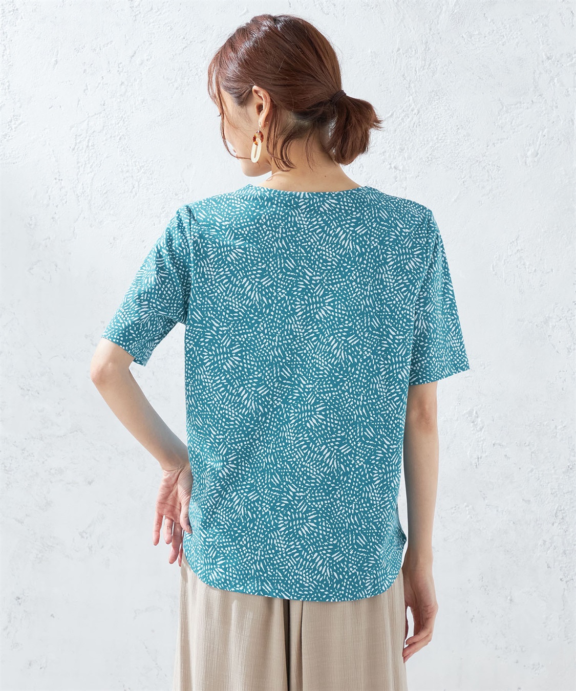 DECOY 【接触冷感】エスニックプリントプルオーバー_sub_2