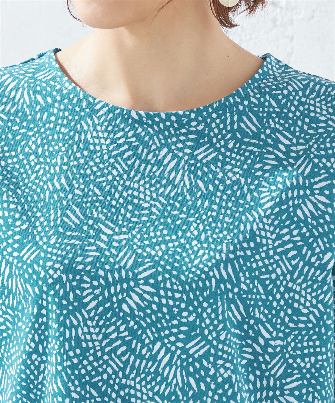 DECOY 【接触冷感】エスニックプリントプルオーバー_sub_3