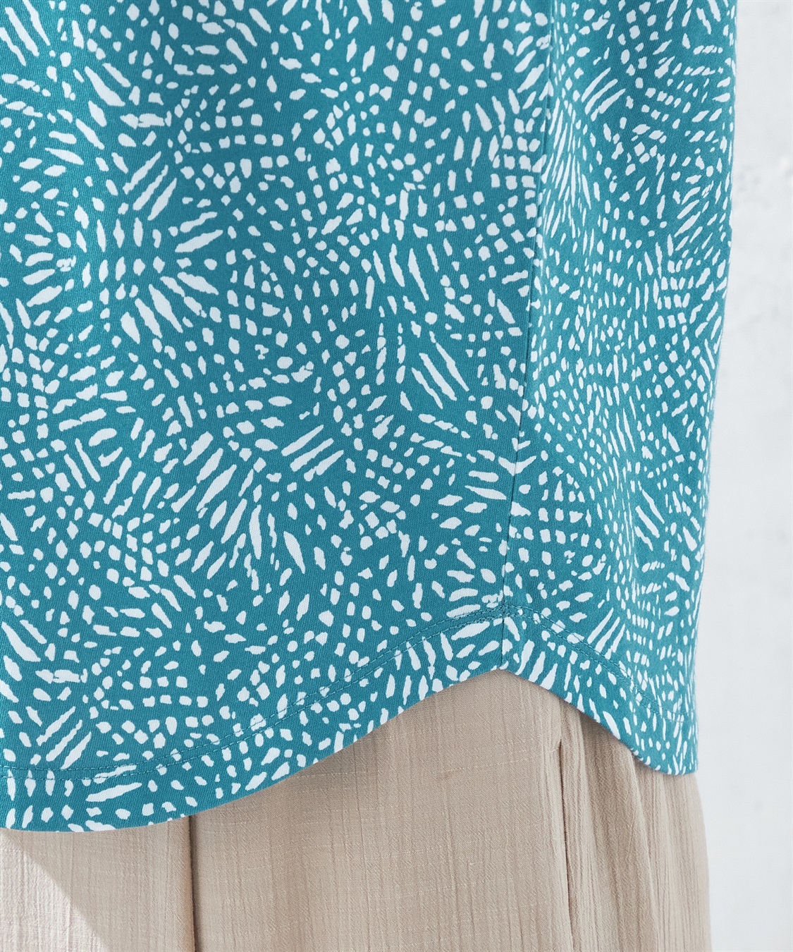 DECOY 【接触冷感】エスニックプリントプルオーバー_sub_5